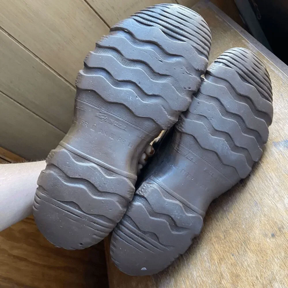 VTG Servus Northerner Rubber Boots USA Buckle Galosh Overshoe Chunky